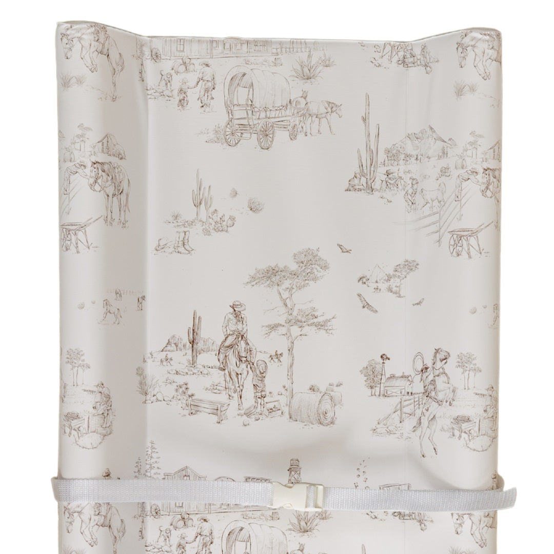 Western Toile Wipeable Contour Change Pad