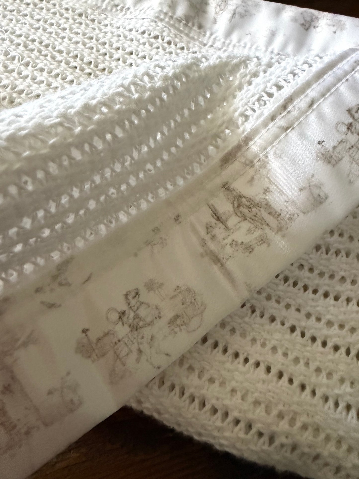 Cellular Baby Blanket - Western Toile