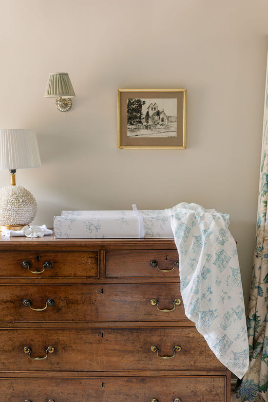 Circus Toile Bamboo Baby Blanket