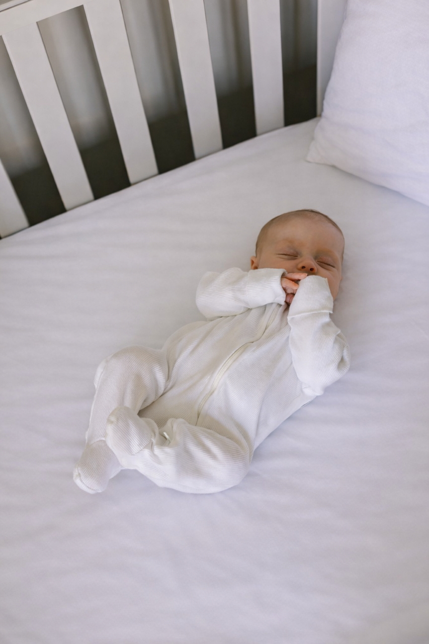 White Fitted Crib Sheet