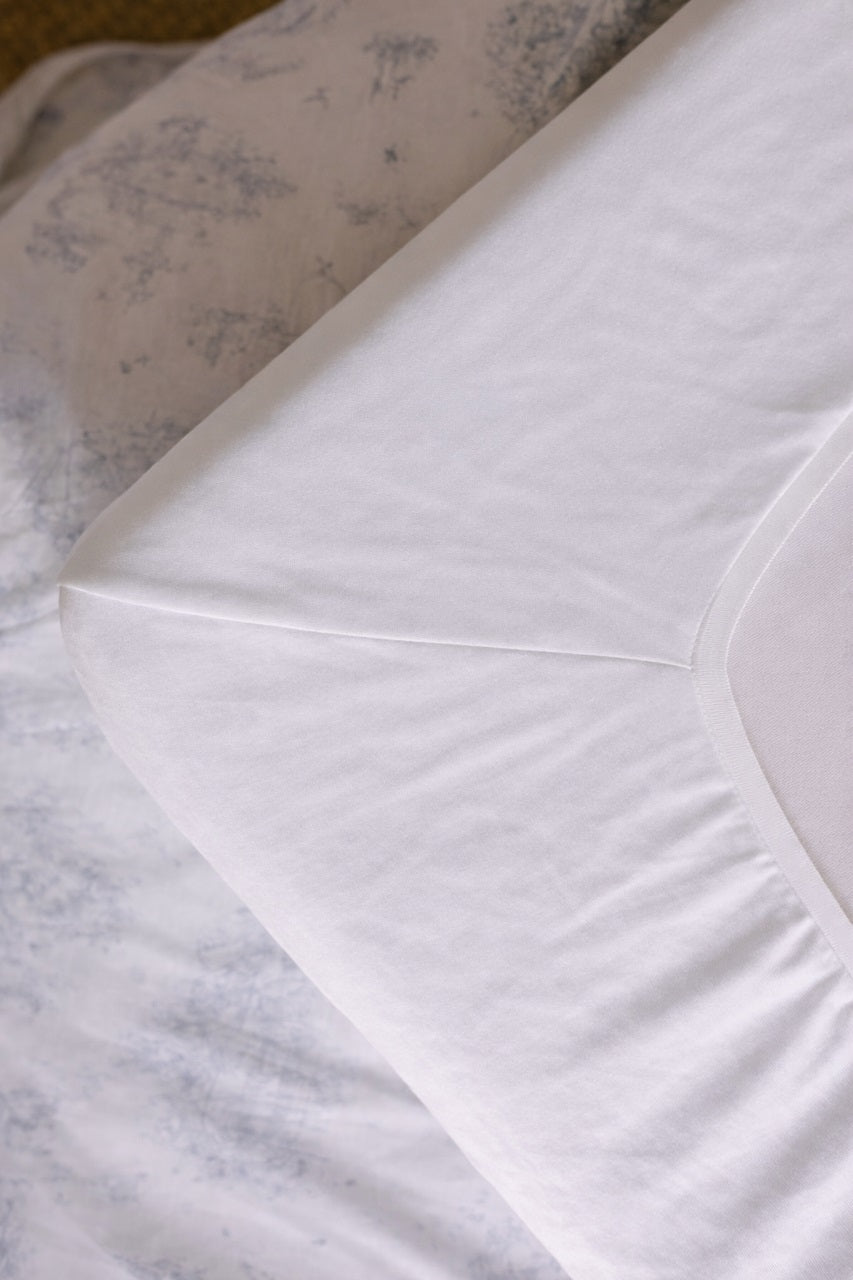 White Fitted Crib Sheet