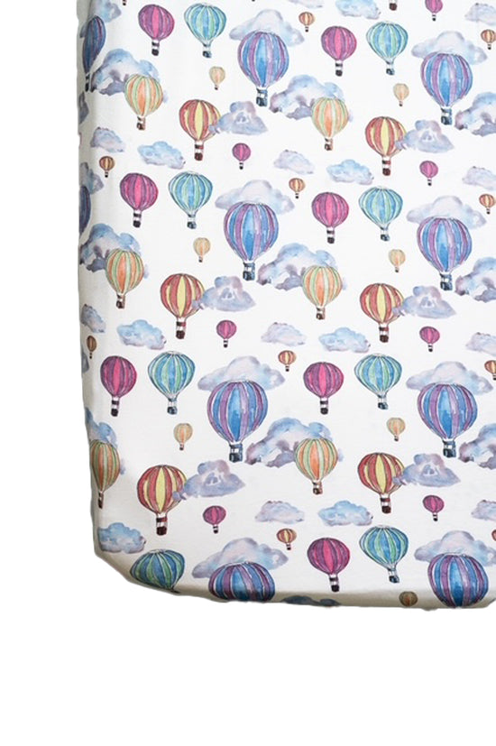Load image into Gallery viewer, Balloon Festival Fitted Crib Sheet
