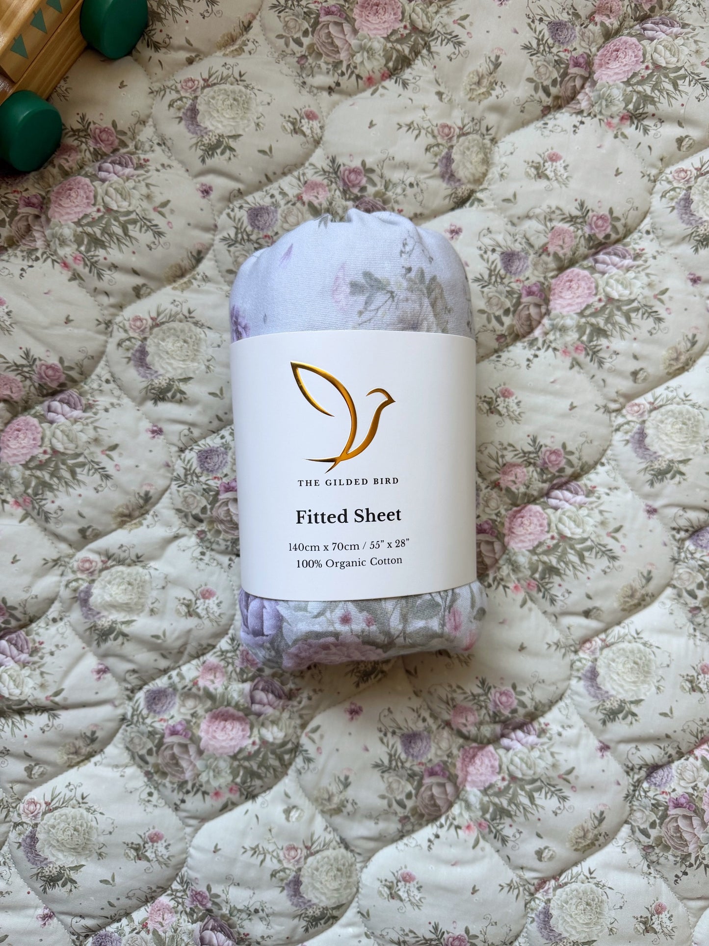 Antique Rose Fitted Crib Sheet