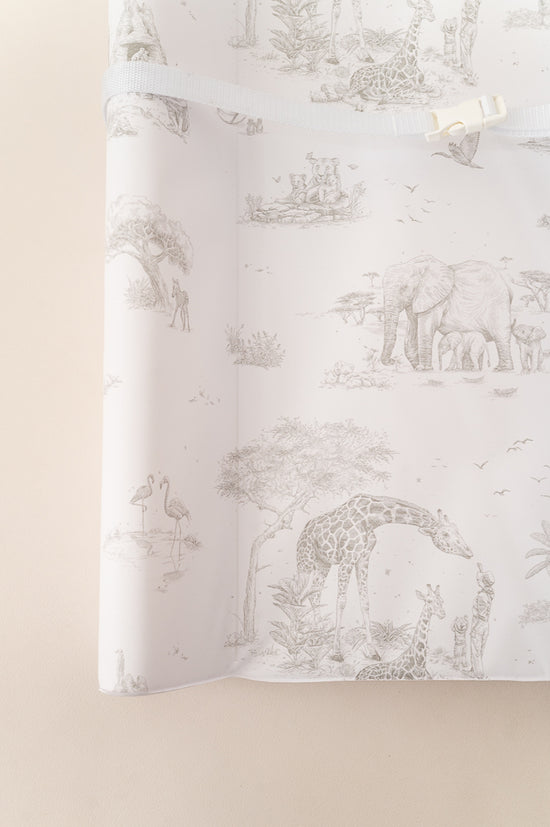 Safari Toile Wipeable Contour Change Pad