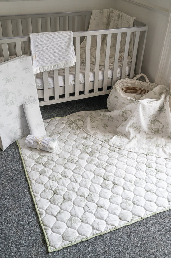 Cellular Baby Blanket - Safari Toile