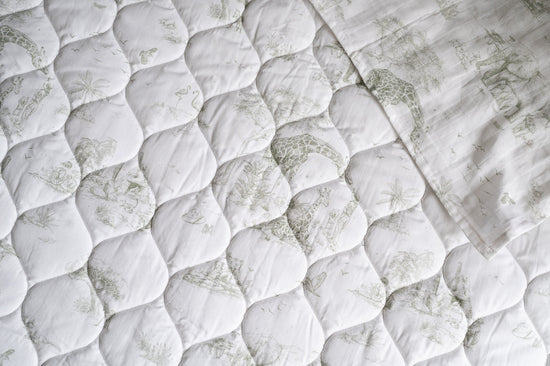 Safari Toile Quilted Playmat