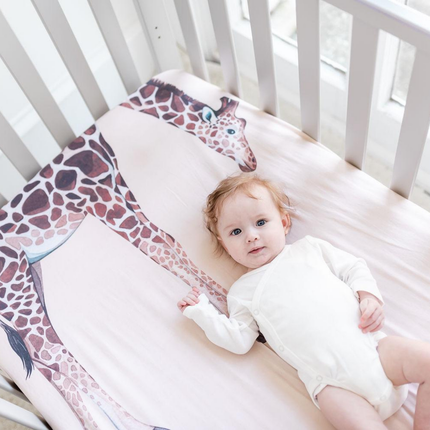 Giraffe Fitted Crib Sheet