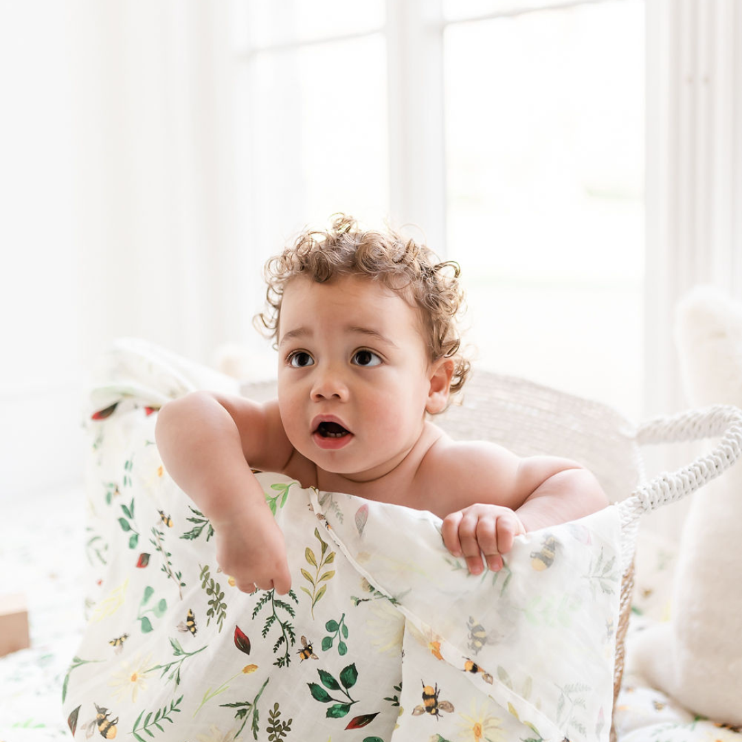 Wild Bee X-Large Muslin Swaddle