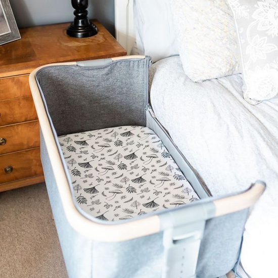 Woodland Bedside Crib Sheet Changing Mat Cover The Gilded Bird