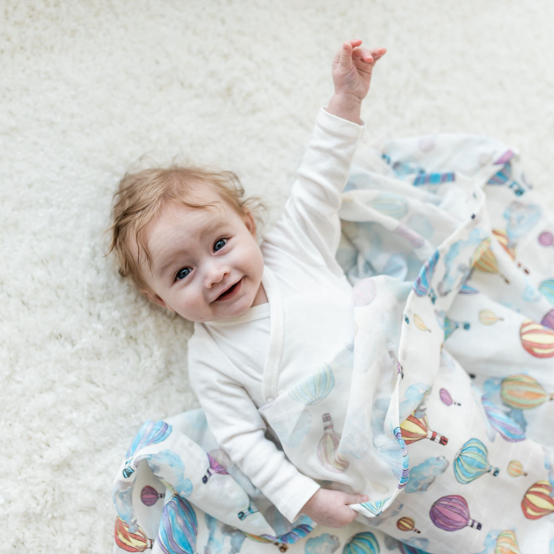 Balloon Festival X-Large Muslin Swaddle - Main Image
