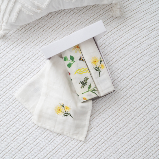 Wild Bee Muslins (Set of 3)