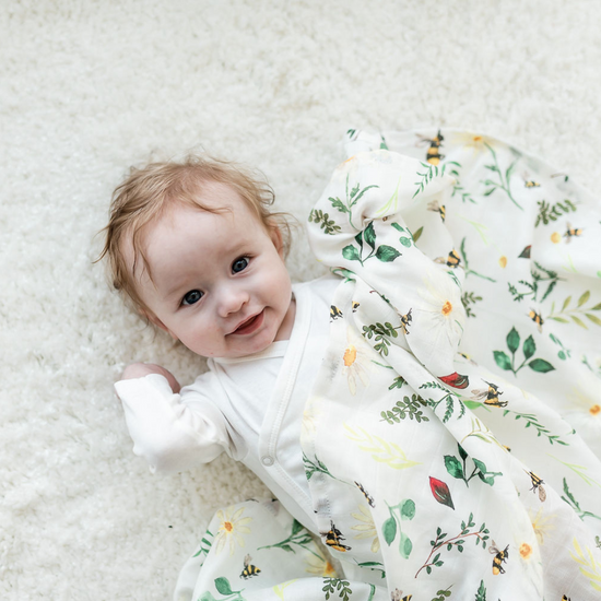 Wild Bee X-Large Muslin Swaddle