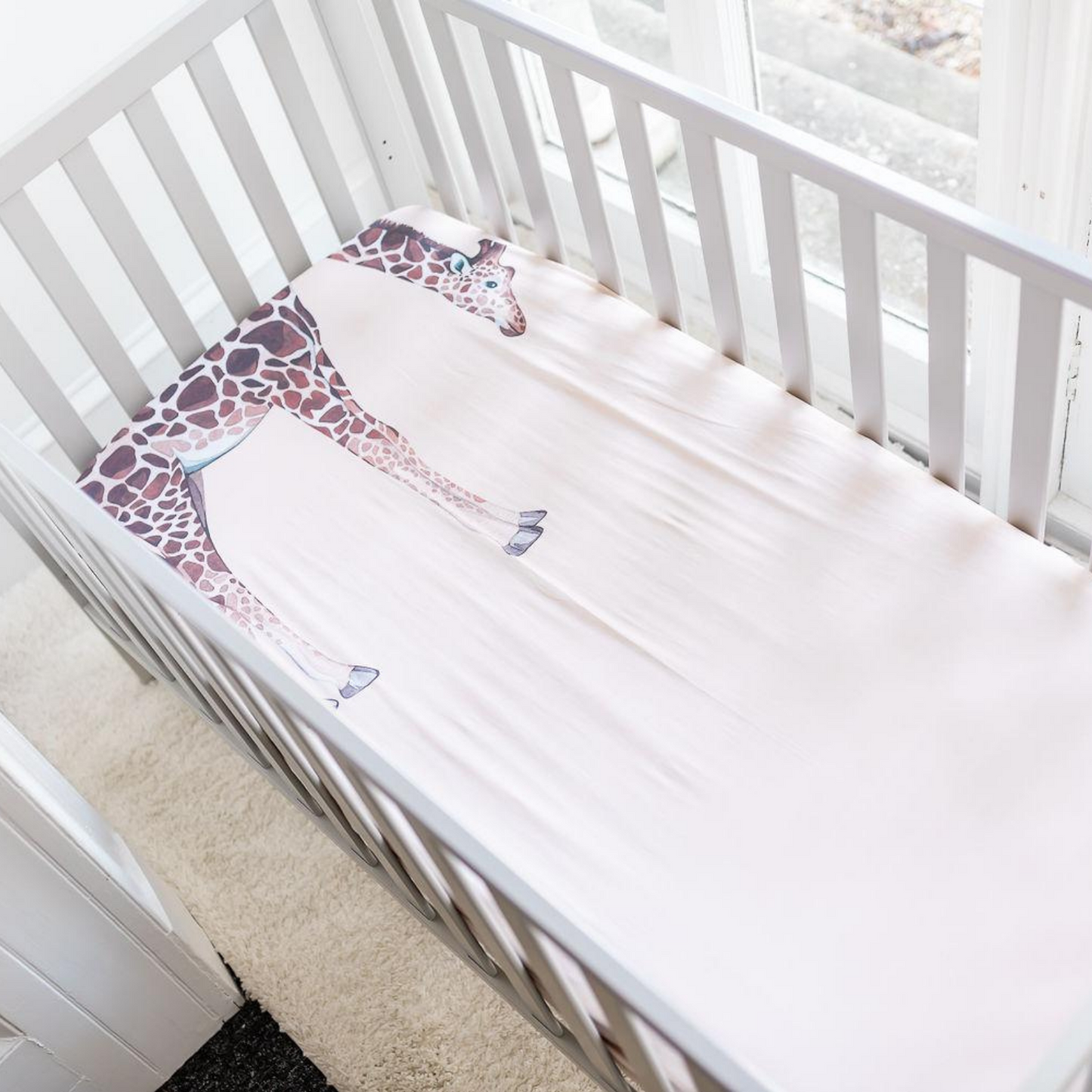 Giraffe Fitted Crib Sheet