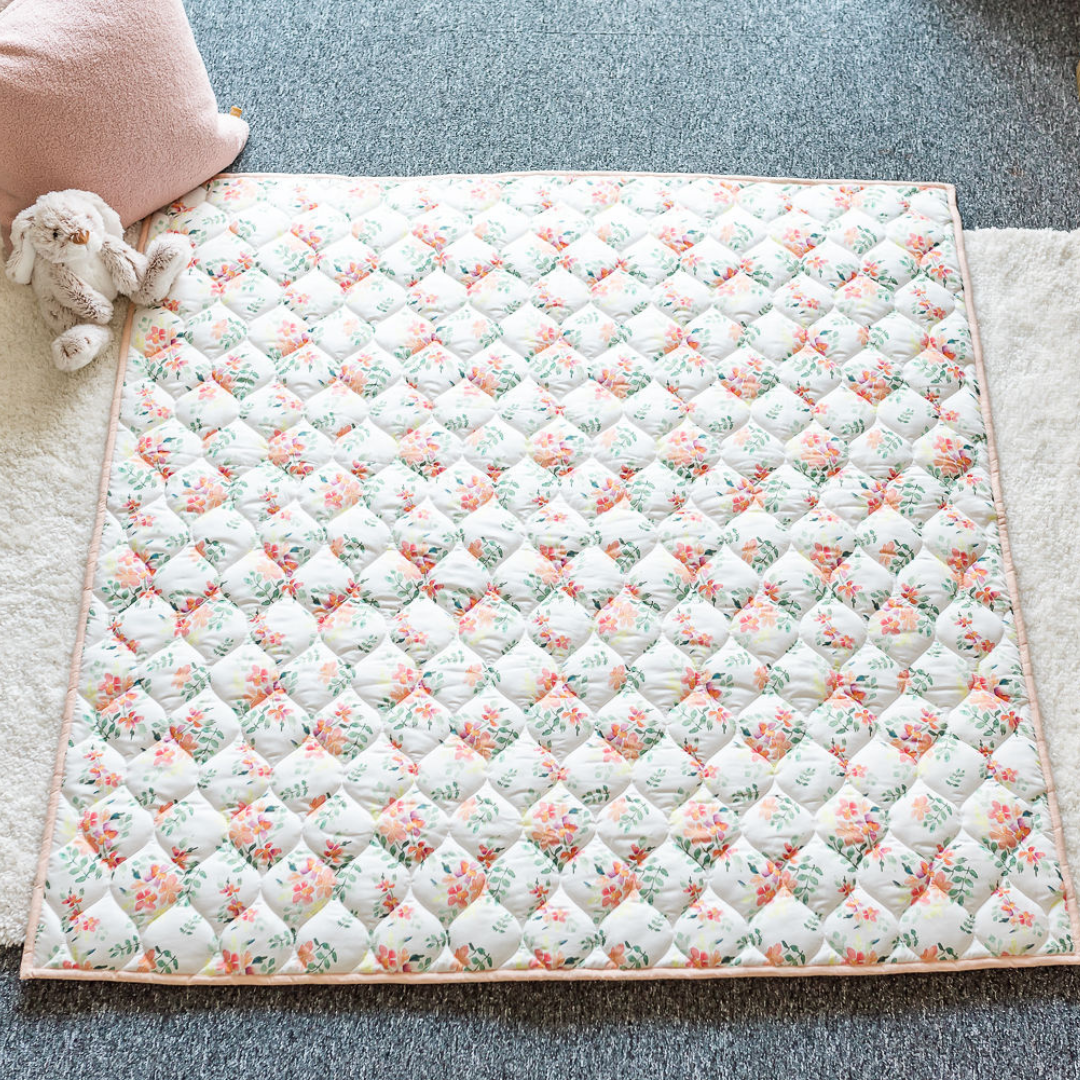 Pretty Stems Quilted Playmat