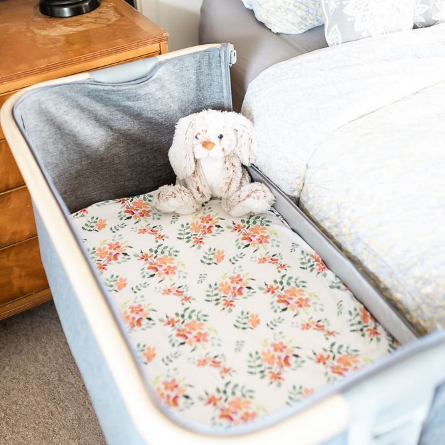 Size of top bassinet sheets