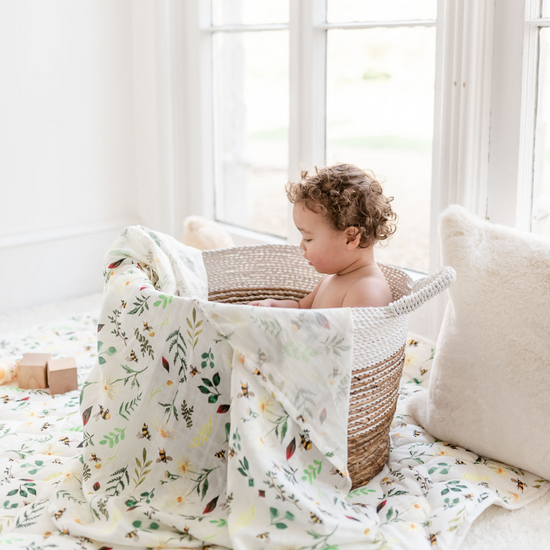 Wild Bee X-Large Muslin Swaddle