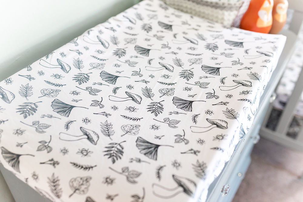 baby trend bassinet sheets Woodland Bedside Crib Sheet/Changing Mat Cover
